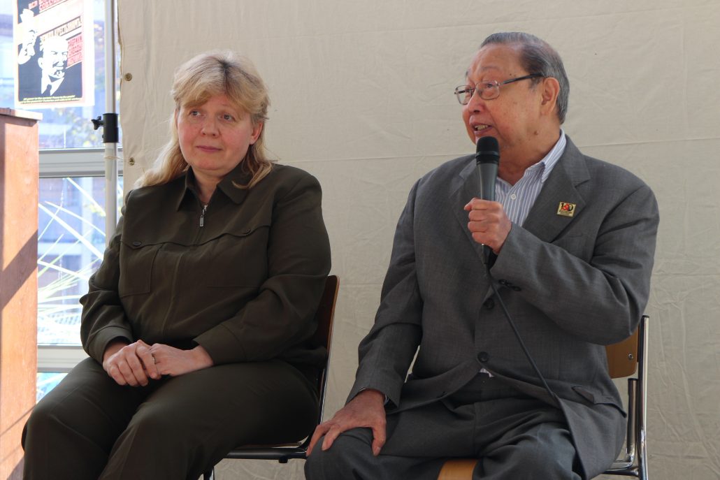 Irina Malenko and Prof. Jose Ma. Sison