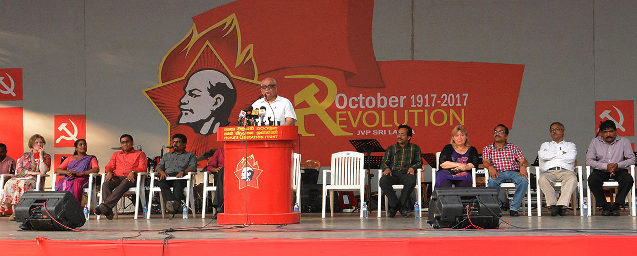 JVP Sri Lanka marks Oct Rev 100 01
