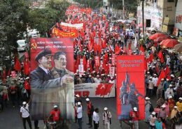 JVP Sri Lanka marks Oct Rev 100 03
