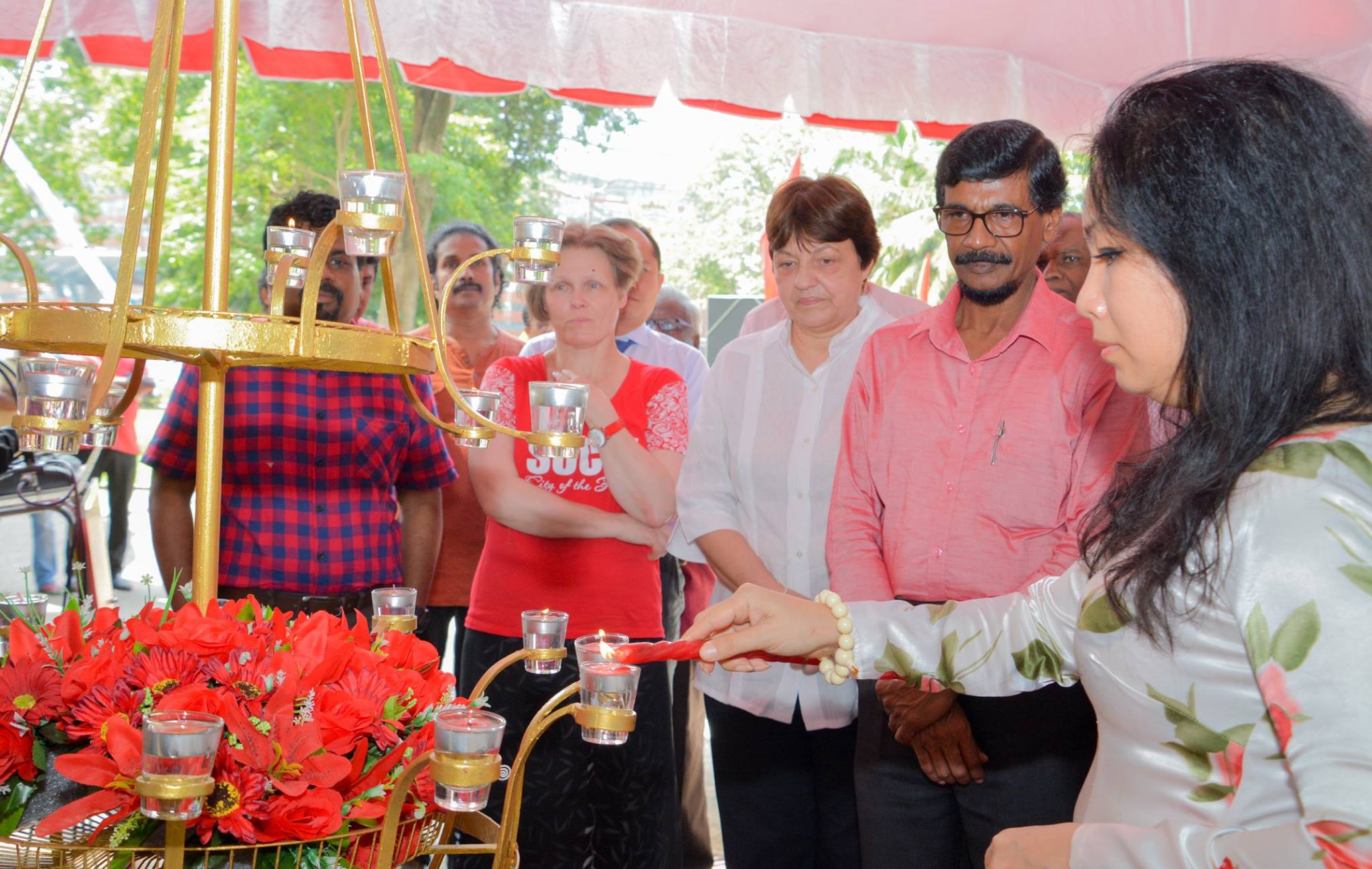 JVP Sri Lanka marks Oct Rev 100 09