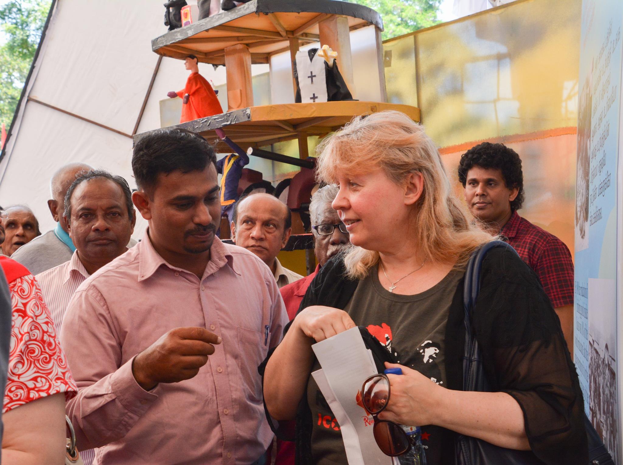 JVP Sri Lanka marks Oct Rev 100 12