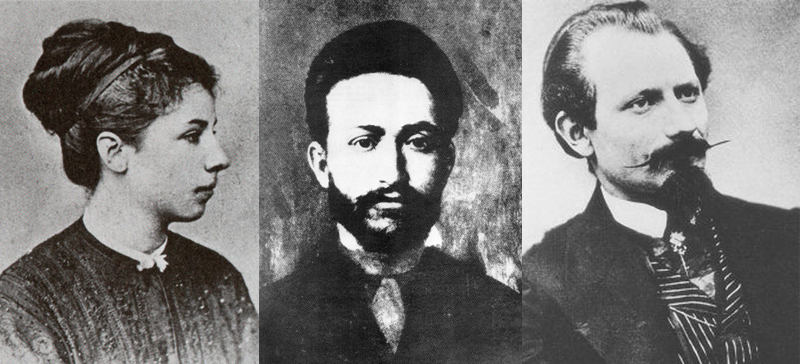 Elisabeth Dimitriev, Léo Frankel, Jaroslaw Dombrowki